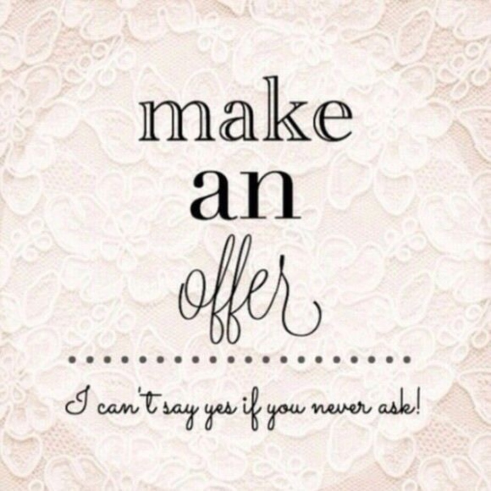 Make an offer on any item